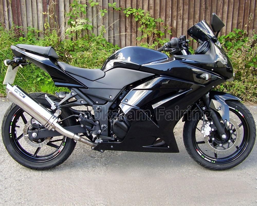 Amazon | 人気 黒 バイクシェル Ninja EX250 ZX250R EX 250R ZX-250